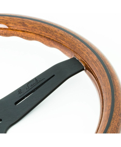 VOLANT CLASSIC ND34 EN BOIS, BRANCHES NOIRES, TULIPÉ 25MM - NARDI