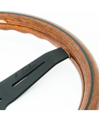 VOLANT CLASSIC ND34 EN BOIS, BRANCHES NOIRES, TULIPÉ 25MM - NARDI