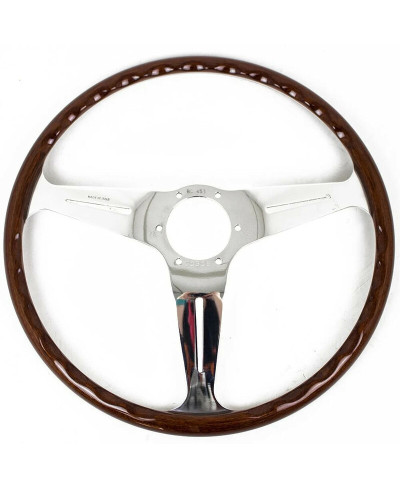 VOLANT ND39 CLASSIC EN BOIS, BRANCHES CHROMÉES, TULIPÉ 25MM - NARDI