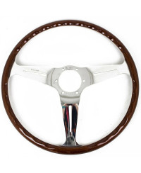 VOLANT ND39 CLASSIC EN BOIS, BRANCHES CHROMÉES, TULIPÉ 25MM - NARDI