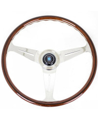 VOLANT ND39 CLASSIC EN BOIS, BRANCHES CHROMÉES, TULIPÉ 25MM - NARDI