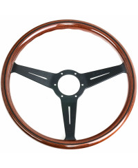 VOLANT ND36 CLASSIC EN BOIS, BRANCHES NOIRES, TULIPÉ 25MM- NARDI