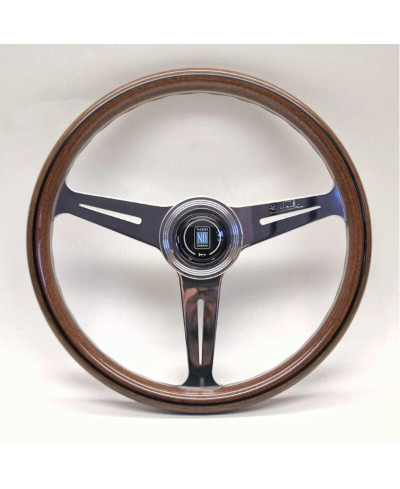 VOLANTND36 CLASSIC EN BOIS, BRANCHES CHROMÉES, TULIPÉ 25MM- NARDI