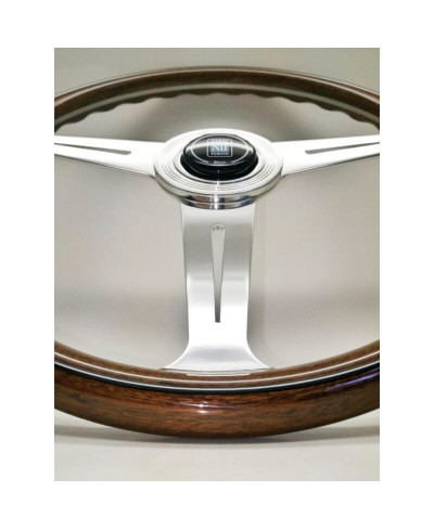 VOLANTND36 CLASSIC EN BOIS, BRANCHES CHROMÉES, TULIPÉ 25MM- NARDI