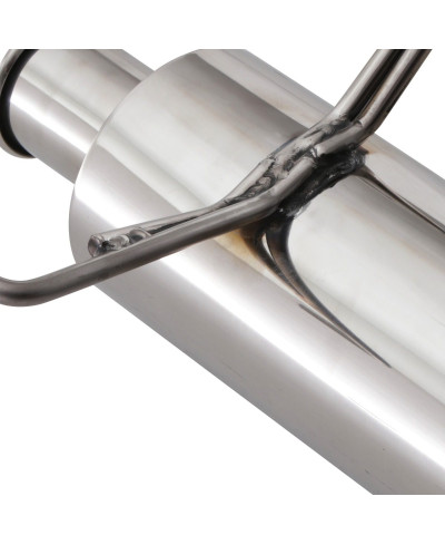 SILENCIEUX INOX HONDA CIVIC EP3 2.0 TYPE R 00-05 - JAPSPEED