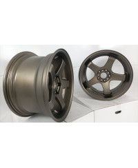 SET 2 JANTES EMOTION GT5 18" X 10.0" ET38 5X114.3 AHG WORK WHEELS