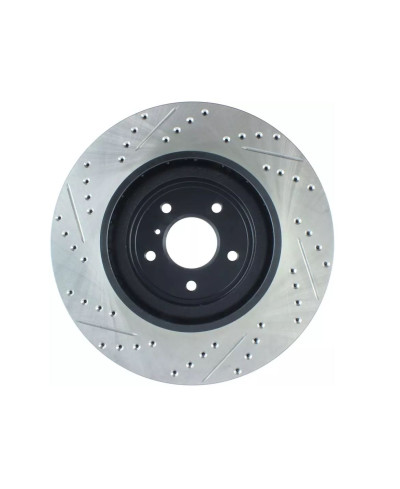 SET DISQUES AVANT PREMIUM 355X32 PERCÉS ET RAINURÉS NISSAN 370Z 2009-2021 - STOPTECH 