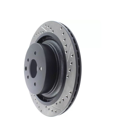 SET DISQUES ARRIÈRE PREMIUM 350X20 PERCÉS ET RAINURÉS NISSAN 370Z 2009-2021 - STOPTECH 