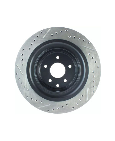 SET DISQUES ARRIÈRE PREMIUM 350X20 PERCÉS ET RAINURÉS NISSAN 370Z 2009-2021 - STOPTECH 