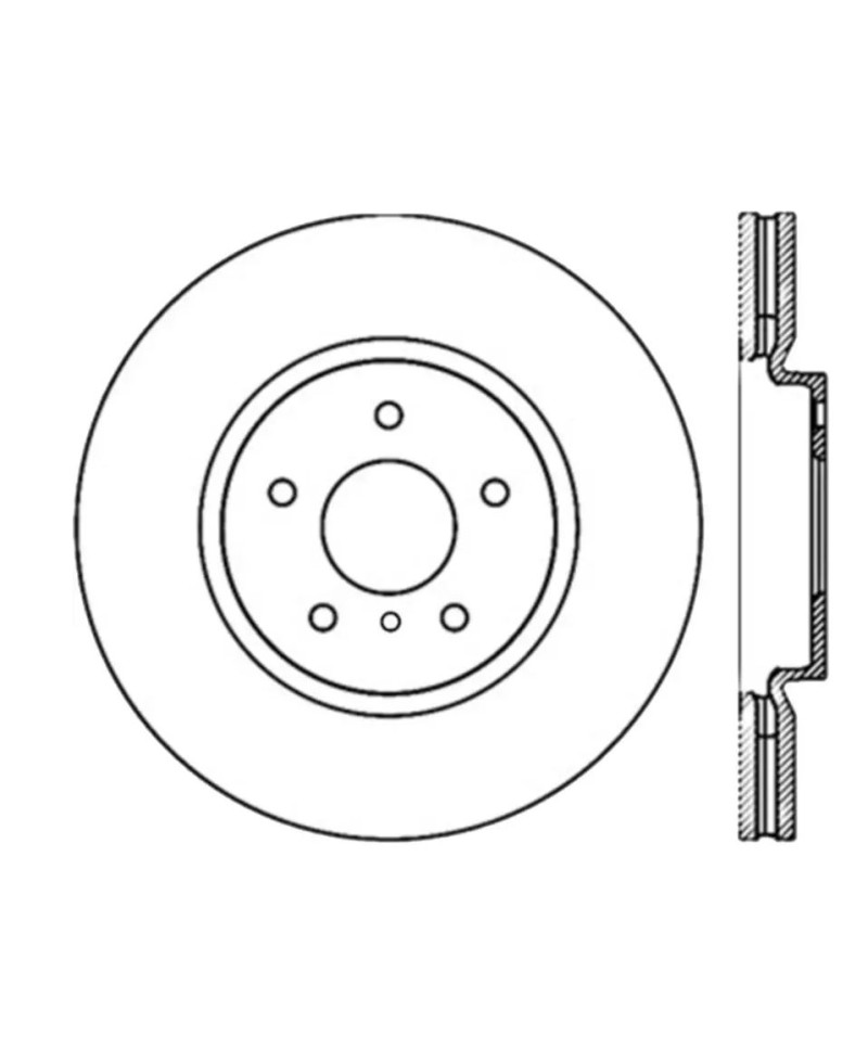 SET DISQUES AVANT PREMIUM 355X32 PERCÉS NISSAN 370Z 2009-2021 - STOPTECH 