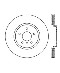SET DISQUES AVANT PREMIUM 355X32 PERCÉS NISSAN 370Z 2009-2021 - STOPTECH 