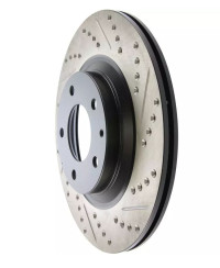 SET DISQUES ARRIÈRE PREMIUM 301X18.2 PERCÉS ET RAINURÉS MAZDA RX8 2002-2012 - STOPTECH 
