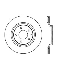 SET DISQUES ARRIÈRE PREMIUM 301X18.2 PERCÉS MAZDA RX8 2002-2012 - STOPTECH 