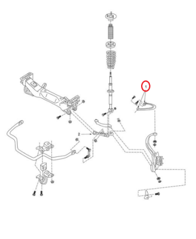 SILENTBLOC RENFORCE INTERIEUR TRIANGLE AVANT 350Z NISMO