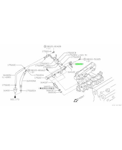 REGULATEUR PRESSION ESSENCE CA18DET NISSAN
