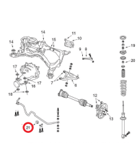 SILENT BLOCS BARRE STABILISATRICE ARRIERE GTR32 NISMO