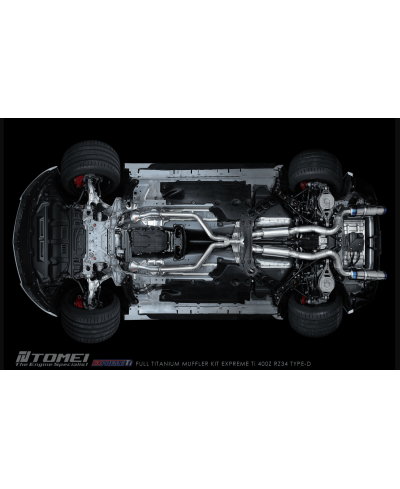 CATBACK TITANE EXPREM TI TYPE R NISSAN 400Z TOMEI