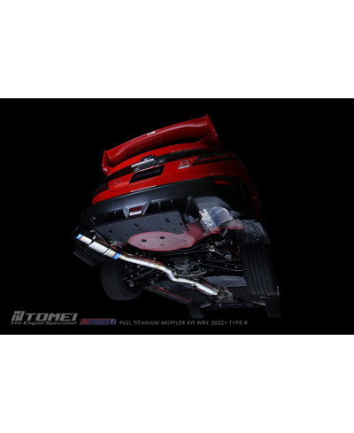 KIT COMPLET SILENCIEUX TITANE EXPREME TI TYPE R (SINGLE) SUBARU WRX 2022+ - TOMEI
