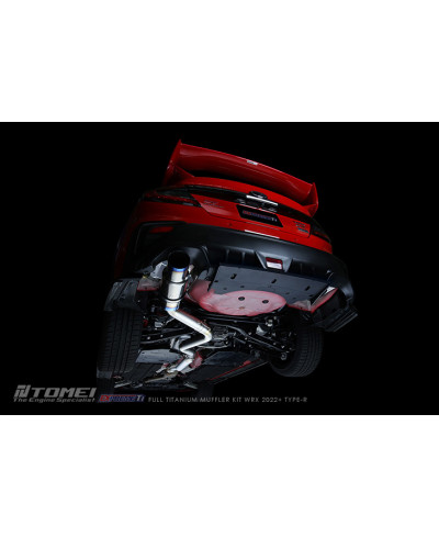 KIT COMPLET SILENCIEUX TITANE EXPREME TI TYPE R (SINGLE) SUBARU WRX 2022+ - TOMEI