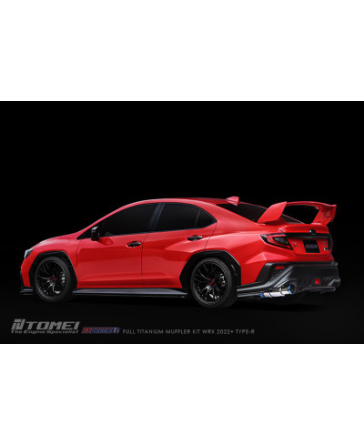 KIT COMPLET SILENCIEUX TITANE EXPREME TI TYPE R (SINGLE) SUBARU WRX 2022+ - TOMEI