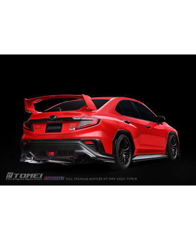 KIT COMPLET SILENCIEUX TITANE EXPREME TI TYPE R (SINGLE) SUBARU WRX 2022+ - TOMEI