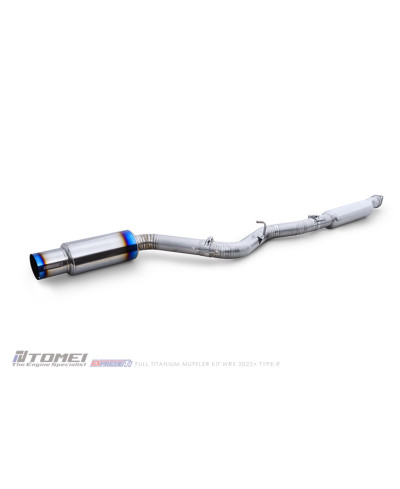 KIT COMPLET SILENCIEUX TITANE EXPREME TI TYPE R (SINGLE) SUBARU WRX 2022+ - TOMEI