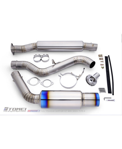KIT COMPLET SILENCIEUX TITANE EXPREME TI TYPE R (SINGLE) SUBARU WRX 2022+ - TOMEI