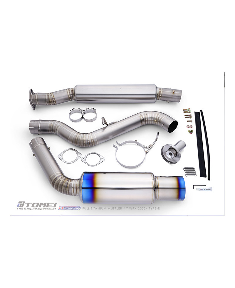 KIT COMPLET SILENCIEUX TITANE EXPREME TI TYPE R (SINGLE) SUBARU WRX 2022+ - TOMEI