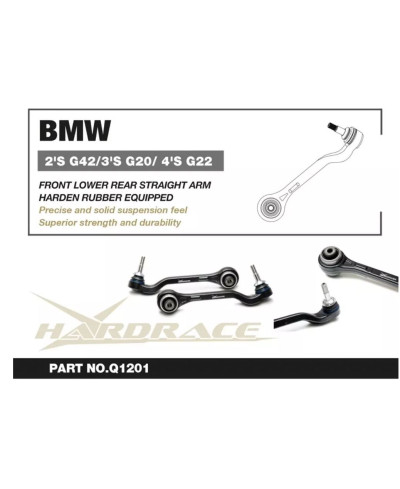 BRAS INFÉRIEURS ARRIERE BMW SERIES 3 / SERIES 4 - HARDRACE 