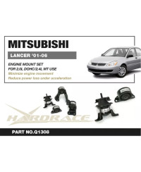 SET SUPPORTS MOTEUR MITSUBISHI LANCER MIRAGE - HARDRACE
