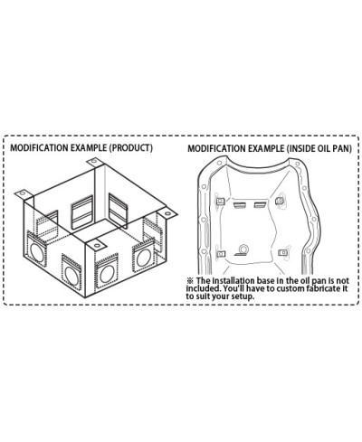Kit anti déjauge carter d'huile