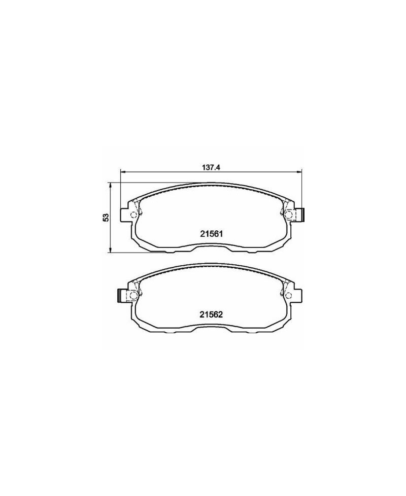 SET PLAQUETTES AVANT S13 PHASE 2