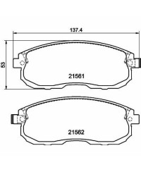SET PLAQUETTES AVANT S13 PHASE 2