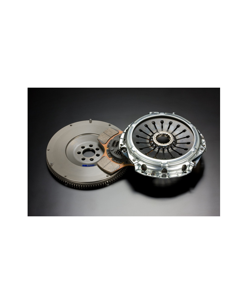 KIT EMBRAYAGE RENFORCÉ MÉTALLIQUE + VOLANT MOTEUR ULTRA ALLÉGÉ MITSUBISHI LANCER EVO X (4B11) - TODA RACING 