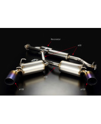 CATBACK DOUBLE SORTIE HIGH POWER TOYOTA 86/ SUBARU BRZ - TODA RACING 