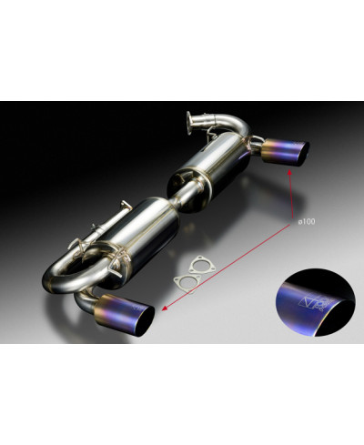 CATBACK DOUBLE SORTIE HIGH POWER HONDA NSX (C30A) - TODA RACING 