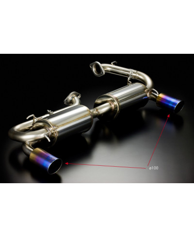 CATBACK DOUBLE SORTIE HIGH POWER HONDA NSX NA2 (C32B) - TODA RACING 