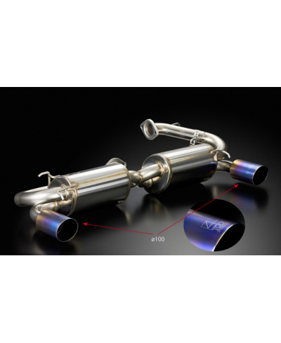 CATBACK DOUBLE SORTIE HIGH POWER HONDA NSX NA2/ TYPE III (C32B) - TODA RACING 