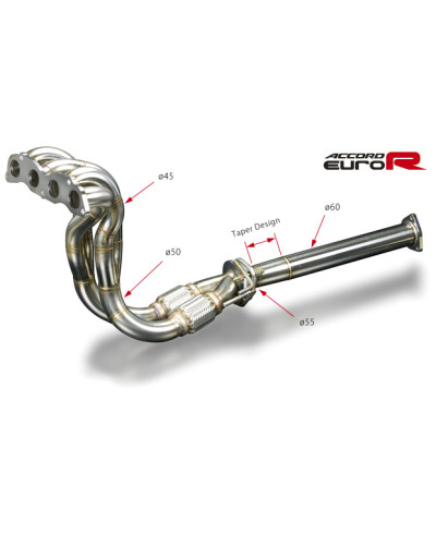 COLLECTEUR ECHAPPEMENT HONDA ACCORD EURO R CL7 (K20A) - TODA RACING 