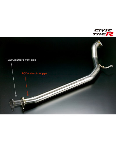 FRONT PIPE COURTE HONDA CIVIC TYPE R FD2 (K20A) - TODA RACING 