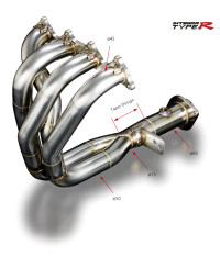 COLLECTEUR ECHAPPEMENT VER. 2 HONDA INTEGRA TYPE R DC2/DB8 (B18C-R) - TODA RACING 