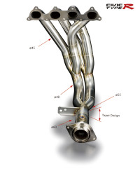 COLLECTEUR ECHAPPEMENT VER. 2 HONDA CIVIC TYPE R EK9 (B16B) -TODA RACING 