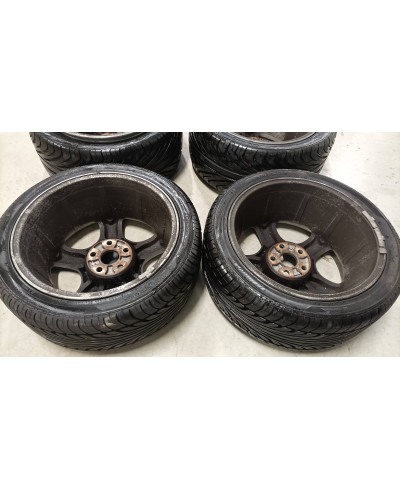 SET DE 4 JANTES - 17X8 - 17X9.5 ET 50 - ORIGINE TOYOTA SUPRAMK4 TURBO