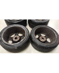 SET DE 4 JANTES - 17X8 - 17X9.5 ET 50 - ORIGINE TOYOTA SUPRAMK4 TURBO