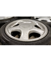 SET DE 4 JANTES - 17X8 - 17X9.5 ET 50 - ORIGINE TOYOTA SUPRAMK4 TURBO