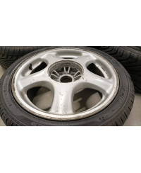 SET DE 4 JANTES - 17X8 - 17X9.5 ET 50 - ORIGINE TOYOTA SUPRAMK4 TURBO