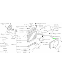 BUSE VENTILATEUR RADIATEUR R32 NISSAN