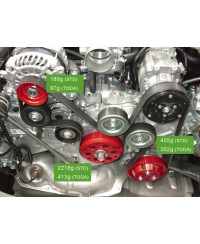 KIT POULIE AVANT ALLEGÉE TOYOTA 86/ SUBARU BRZ FA20 - TODA RACING 