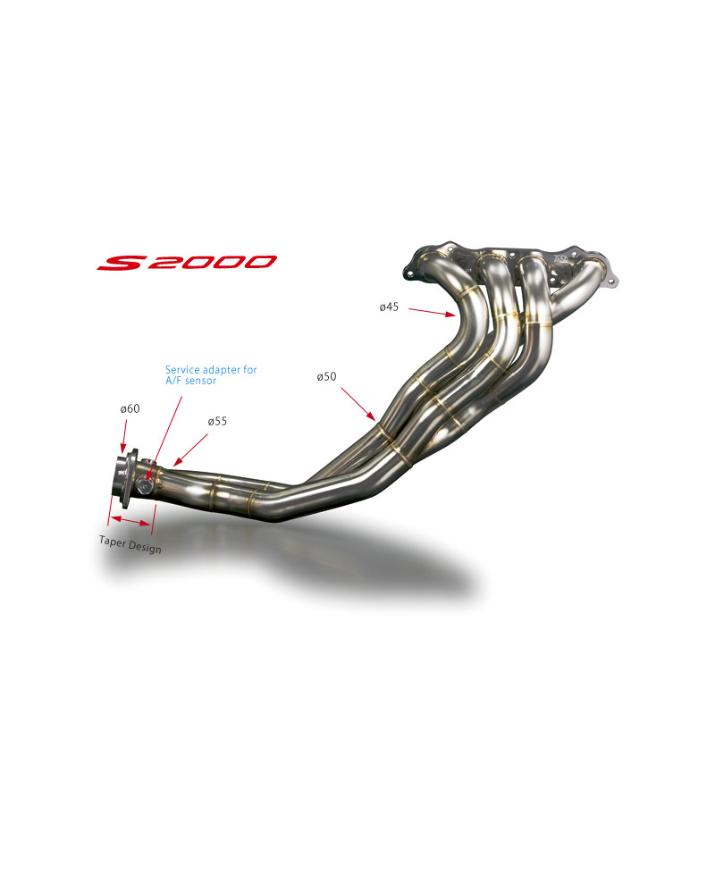 COLLECTEUR ECHAPPEMENT "TORQUIE KUN" HONDA S2000 AP1/AP2 (F20C/F22C) - TODA RACING 