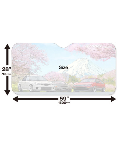 PARE SOLEIL IMPRIMÉ - TOMEIL